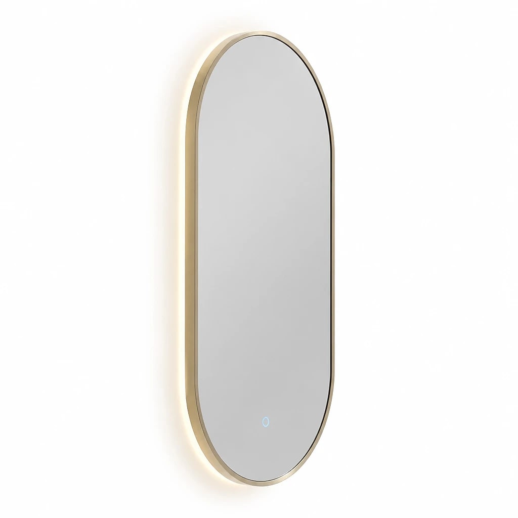 Oval LED Illuminated Bathroom Mirror