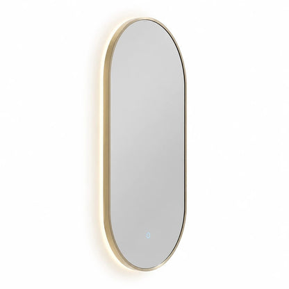 Oval LED Illuminated Bathroom Mirror