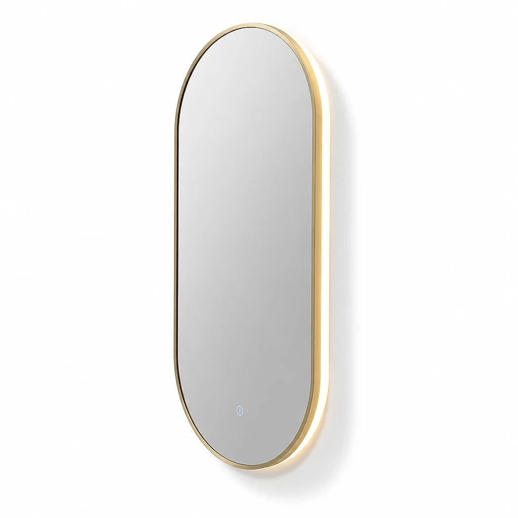 Oval LED Illuminated Bathroom Mirror