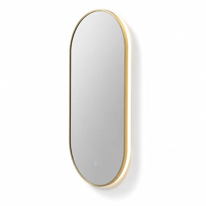 Oval LED Illuminated Bathroom Mirror