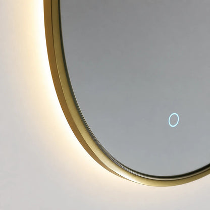 Oval LED Illuminated Bathroom Mirror