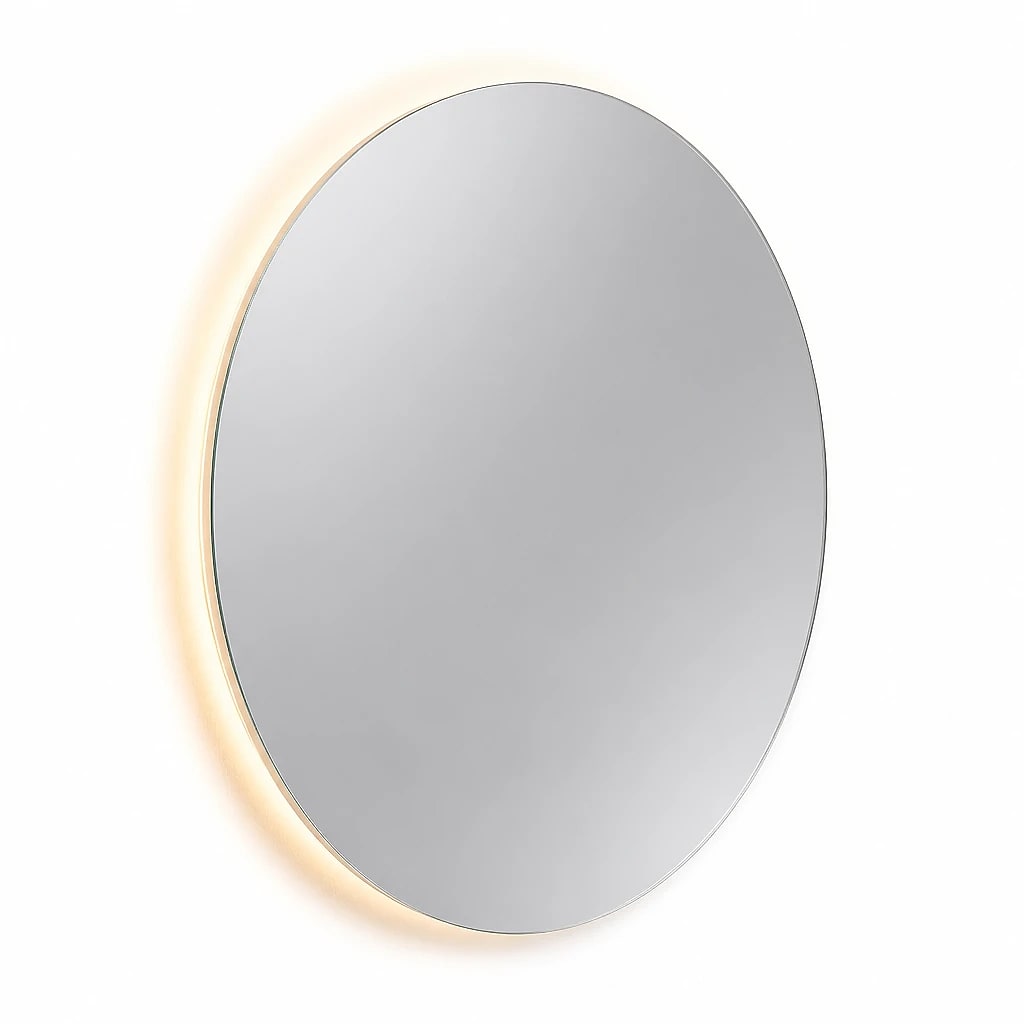 Round LED Backlit Bathroom Mirror