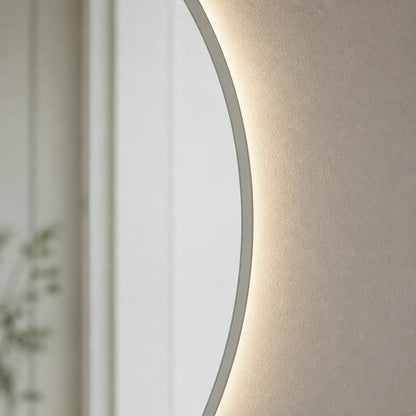 Round LED Backlit Bathroom Mirror