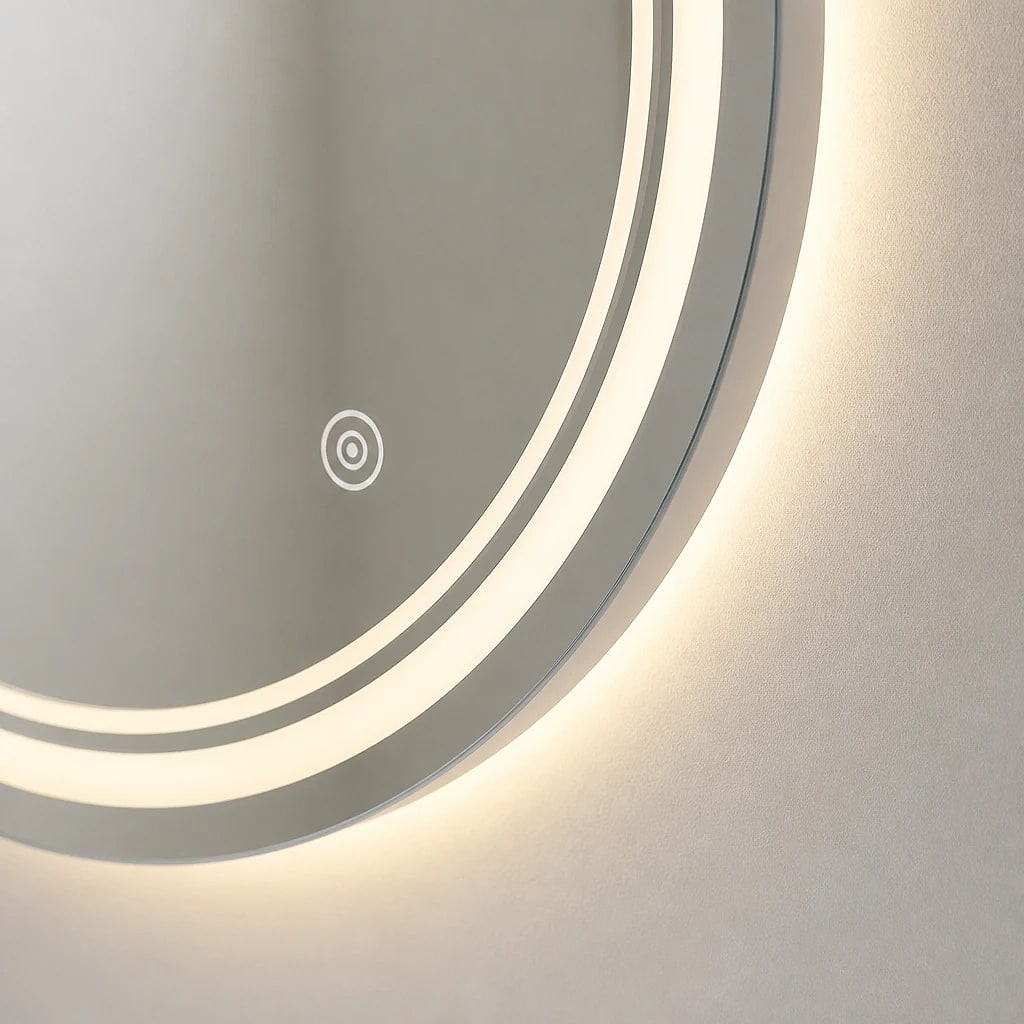 Round LED Bathroom Mirror