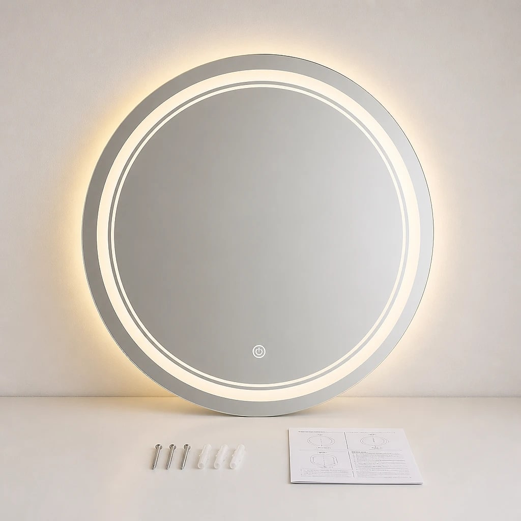 Round LED Bathroom Mirror