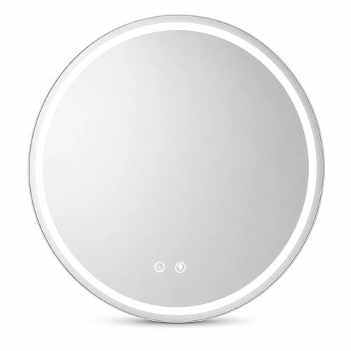 Round LED Illuminated Bathroom Mirror