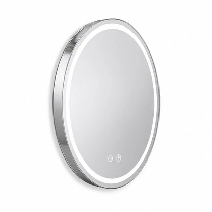 Round LED Illuminated Bathroom Mirror