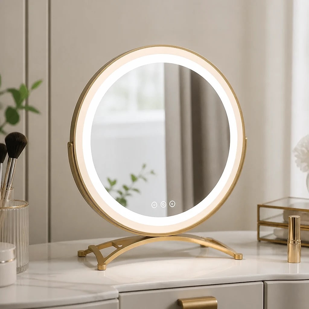 Round LED Vanity Mirror 30 cm