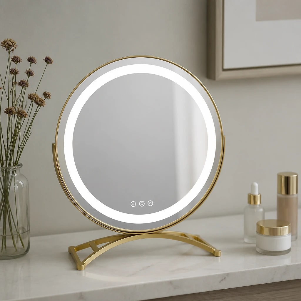 Round LED Vanity Mirror 30 cm