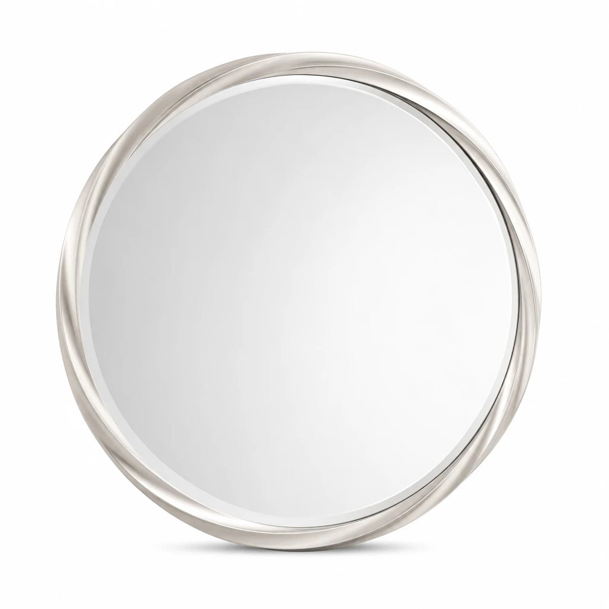 Round Wall Mirror Silver 36 Inch