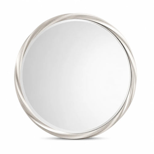 Round Wall Mirror Silver 36 Inch